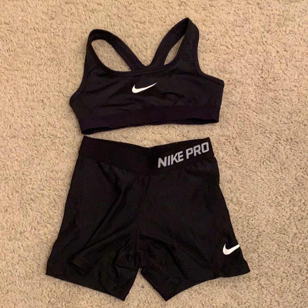 Nike Bra and Pro shorts